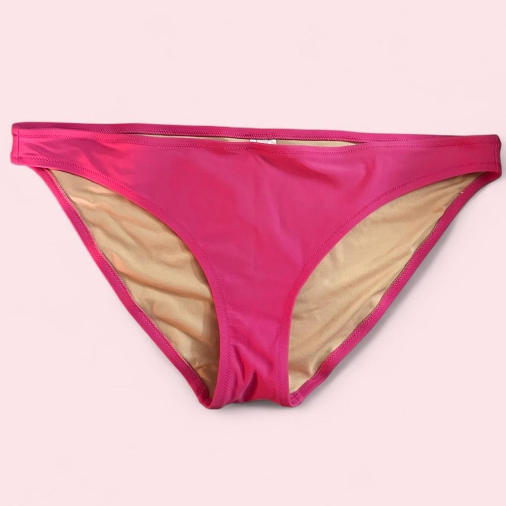 J.Crew Hot Pink Bikini Bottom L
